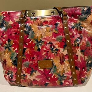 Patricia Nash Benvenuto Tote in spring multi floral